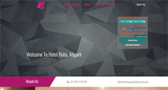 Desktop Screenshot of hotelrubyaligarh.com